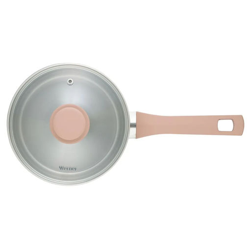 51868 WERNER Набор посуды ELETTO 6 предметов (ковш 1,7л, кастрюли 2,4л/3,6л, крышки), нерж.сталь