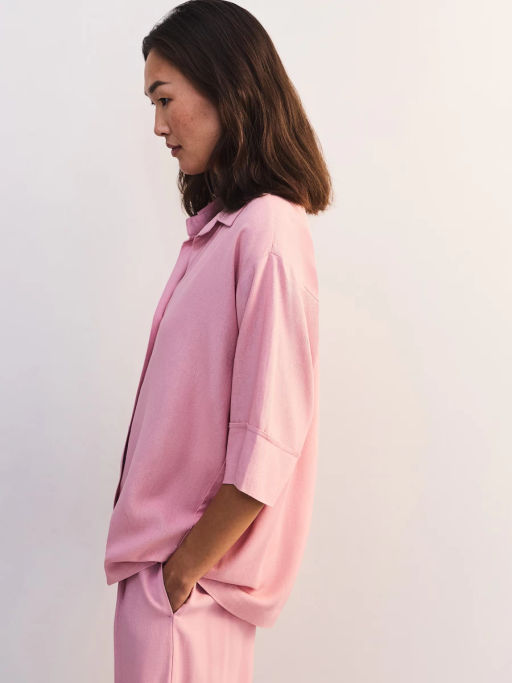 Льняная блуза свободного кроя ZR2605012001-90 / Zarina