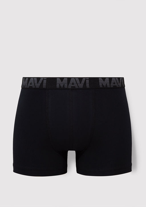 3l? Siyah Basic Boxer Seti - Mavi фото 2