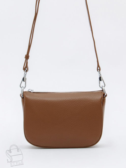 Сумка женская кожаная 1028C brown Polina&Eiterou