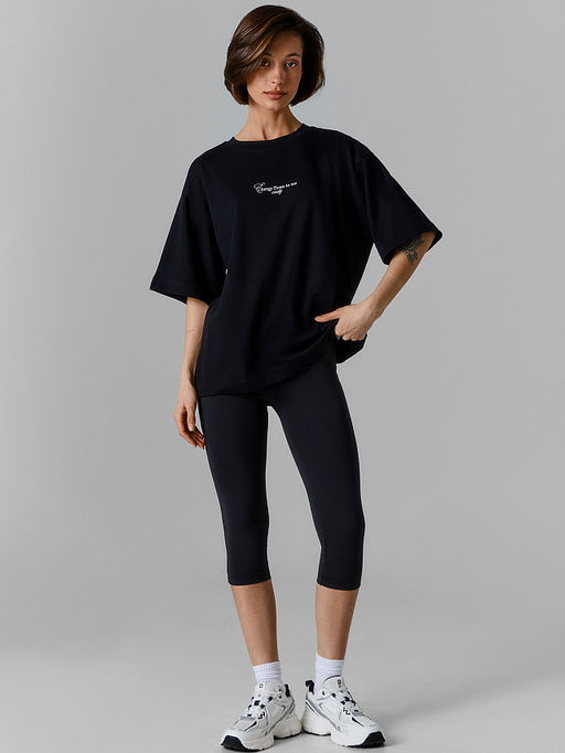 Бриджи спортивные женские черные