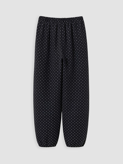 Puantiyeli K?z ?ocuk Jogger Pantolon