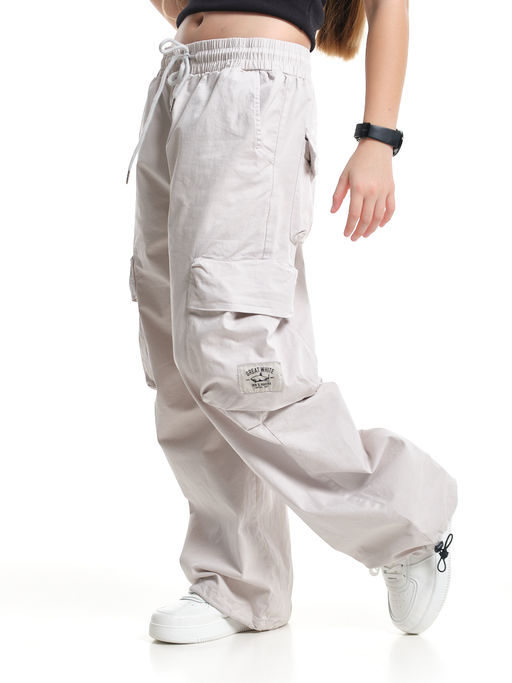 Брюки парашюты серые для подростков и детей 33-7492 св.серый - Mini maxi фото 10