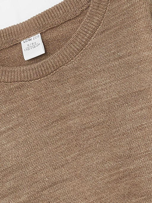 Bisiklet Yaka Basic Uzun Kollu K?z ?ocuk Triko Kazak - Waikiki фото 2