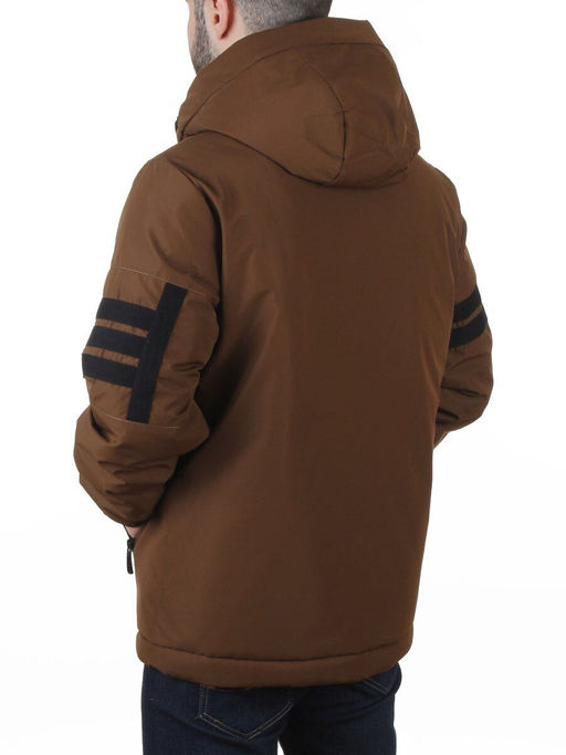 D6821 BROWN Куртка мужская зимняя (200 гр. холлофайбер)