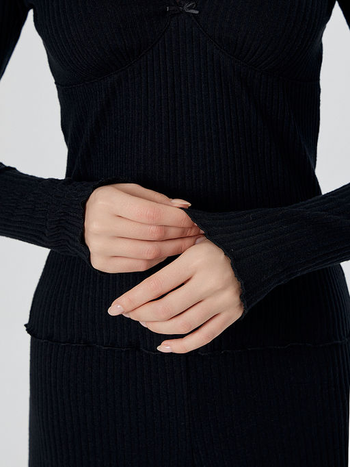 Комплект домашний женский черный - Mark formelle фото 5