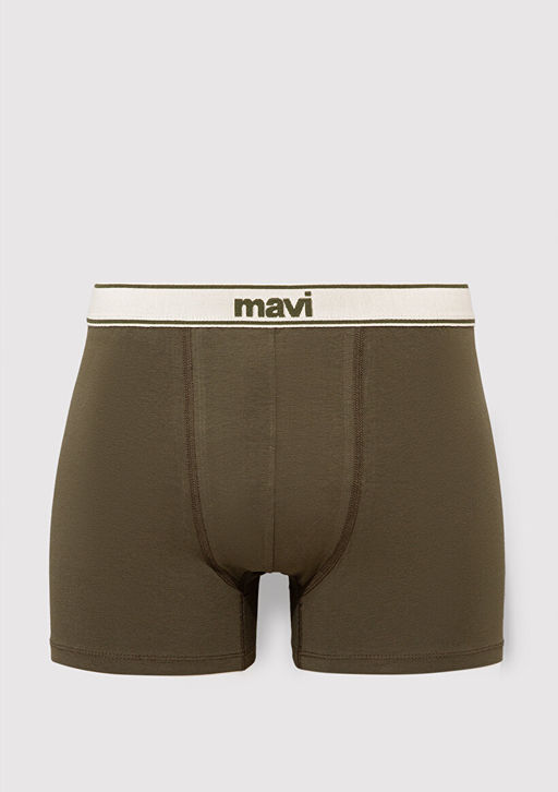 3lu Lacivert Basic Boxer Seti - Mavi фото 2