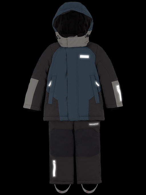 Костюм 7з7124 туман/асфальт - Nikastyle фото 11