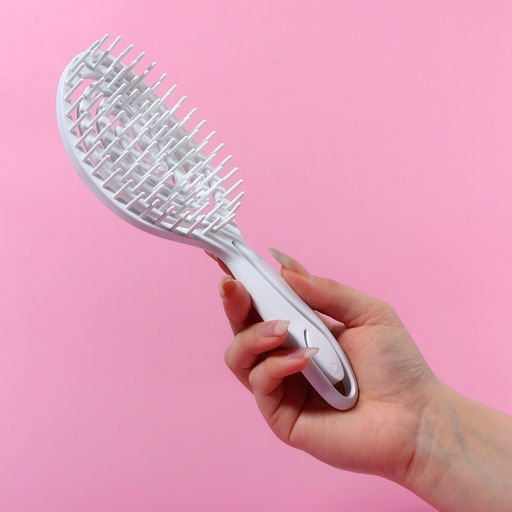 Расчёска для сушки волос, массажная, 7×23.5 см, МИКС