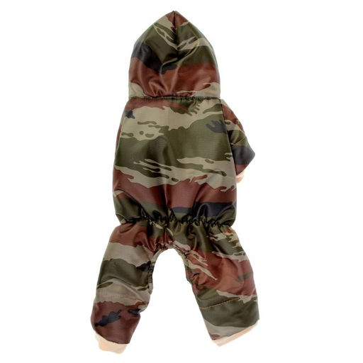 Комбинезон зимний для животных Камуфляж, XS (ДС 18-20, ОГ 30-32 см, ОШ 24 см), микс - Пижон фото 6