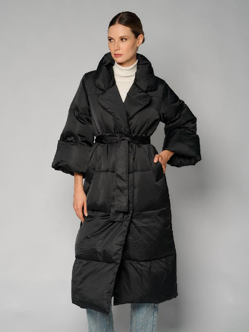 Пальто женское 12411-23001 black - Eleganzza фото 4