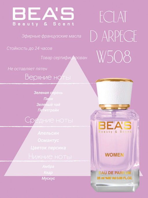 Парфюм Beas 25 ml W 508  for women  фото 2