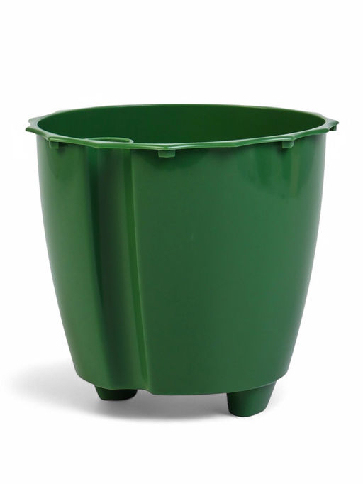 Кашпо для цветов Флюте, 1.9 л, d=16 см, h=14.5 см, пластик, цвет малахит - Simaland фото 5
