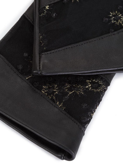 Перчатки женские б/п IS01008 black/bronze - Eleganzza фото 7