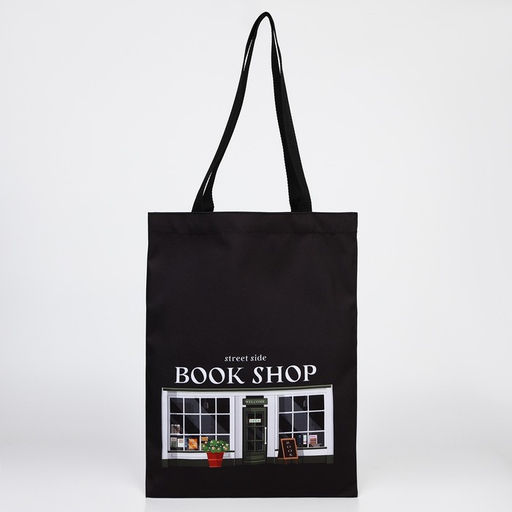 Сумка шопер Book shop 35х0,5х40, отд без молнии, без подклада, чёрная - Nazamok фото 2