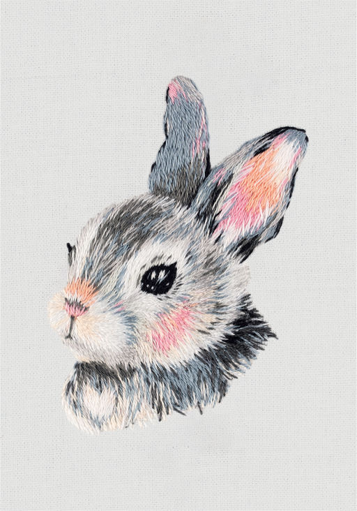 Набор для вышивания PANNA Живая картина JK-2277 Зайчонок