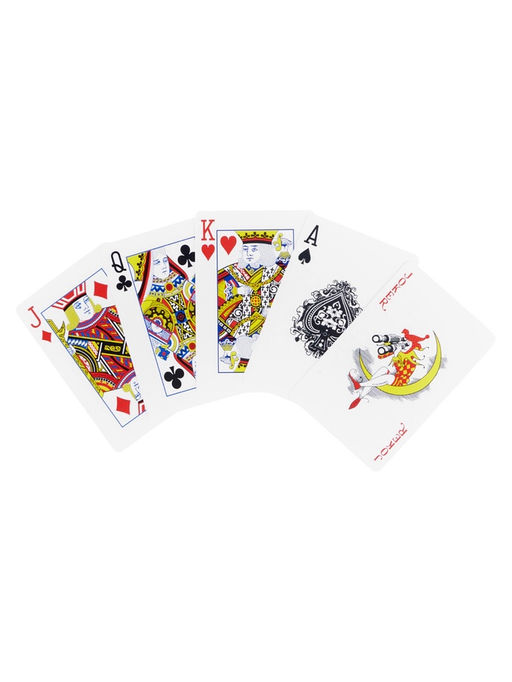 Карты игральные пластиковые, колода 55 шт., 6.5×9×2 см, МИКС