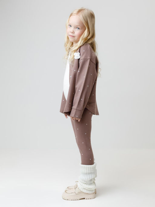 КР 4074/капучино 1312 Н087 к662 брюки (лосины) для дев