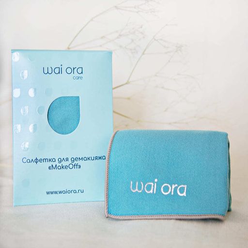 Салфетка для демакияжа MakeOff (Бирюзовый) - Wai ora фото 2