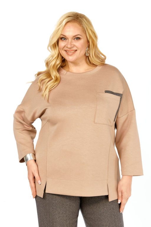 Джемпер Элль стиль 2437а бежевый