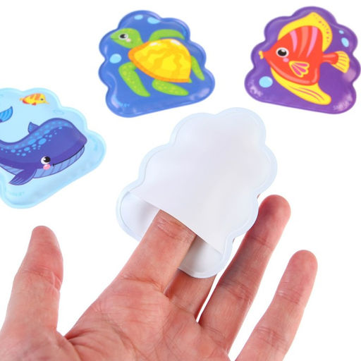 Игрушки для ванны Крошка Я «Подводный мир» книжка и пальчиковый театр, от 1 года