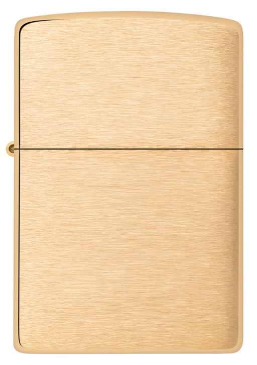 Зажигалка ZIPPO с покрытием матовая латунь | Brushed Brass 204B  фото 2