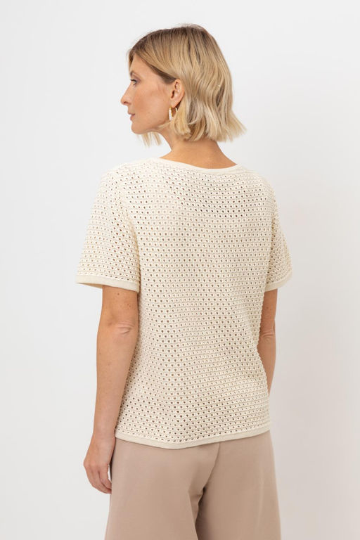 ЕВ 30221/молочный джемпер жен