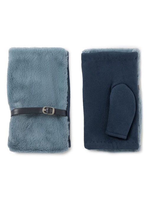 Перчатки жен флис LB-CP-145 blue