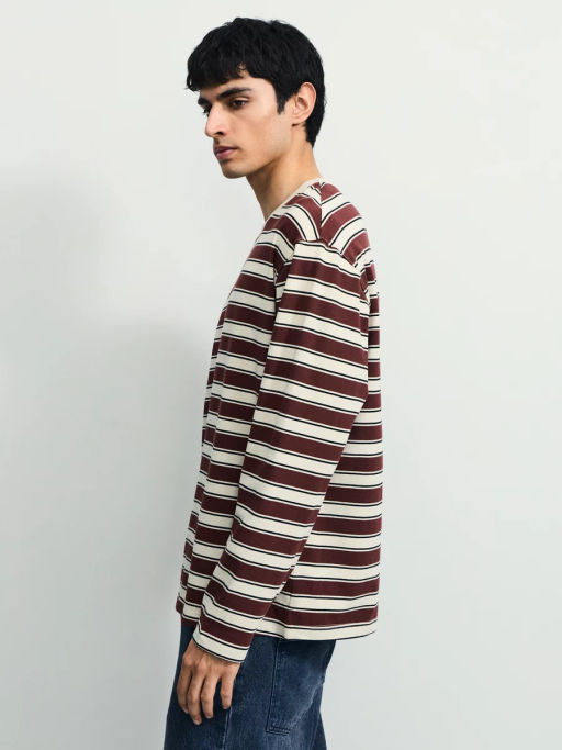 Лонгслив в полоску / Zarina  фото 4