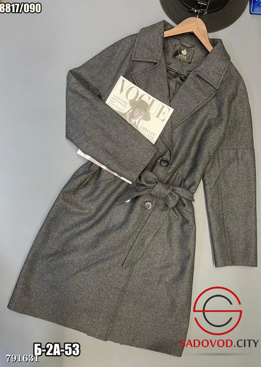 Женское пальто в елочку - Bruno фото 2