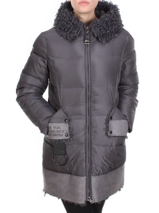 2015 DARK GREY Куртка зимняя женская CORUSKY (200 гр. холлофайбера) - Fashion фото 2