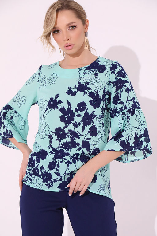 Костюм Леди стайл-2 (мята) - Эльза фото 4