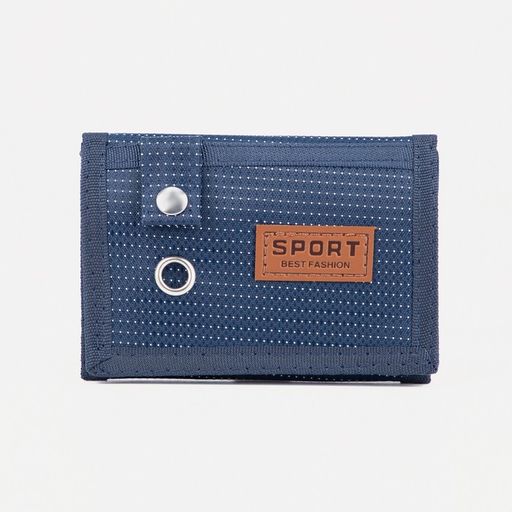 Кошелёк на липучке, цвет синий - Simaland фото 5