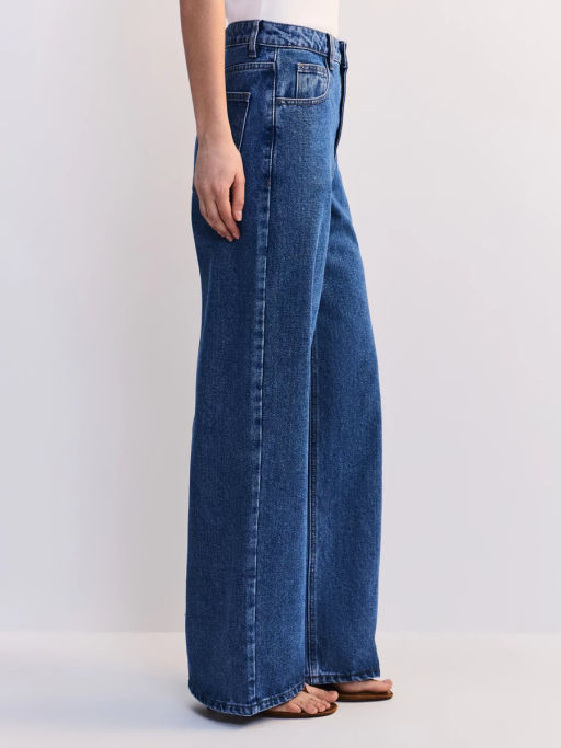 Широкие джинсы с высокой посадкой ZR2605092309-103 / Zarina