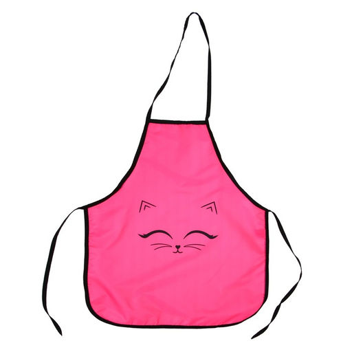 Фартук для труда + нарукавники Calligrata «Котик», 485×395/250×160 мм, рост 116-140 см