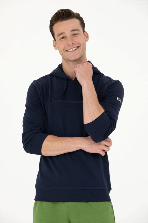 U. S. Polo Assn Мужской темно-синий свитшот - U.s. polo assn фото 10
