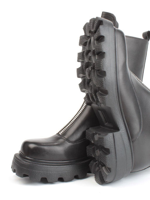 01- D174-G81 BLACK Ботинки демисезонные женские (натуральная кожа) - Фабричный китай фото 15