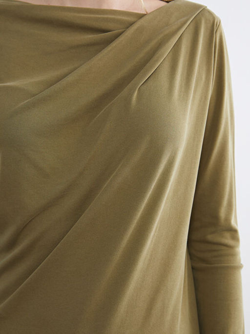 D?k?ml? Yaka B?zg?l? Bluz