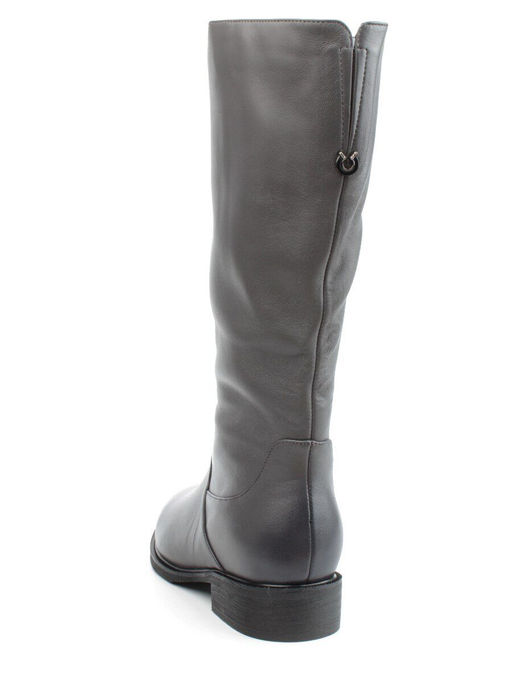 02-FI920-2M DK. GRAY Сапоги зимние женские (натуральная кожа, байка, натуральный мех) - Фабричный китай фото 5