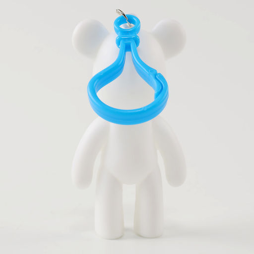 Брелок алмазный «Мишка», цвет белый, своими руками