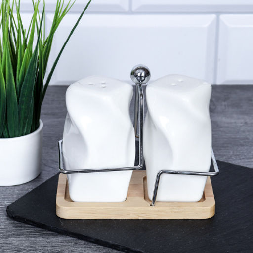 Набор для специй 2 предмета / UK-587 /уп 48/ на деревянной подставке - Галеонтрейд фото 11