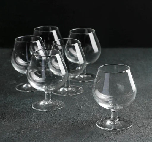 Набор фужеров (бокалов) для коньяка ФРАНЦУЗСКИЙ РЕСТОРАНЧИК 6шт 250мл арт.J0010 /Люминарк/ - Luminarc фото 4