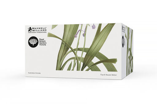 Чашка с блюдцем Орхидея лиловая, 0,24 л - Maxwell & Williams фото 7