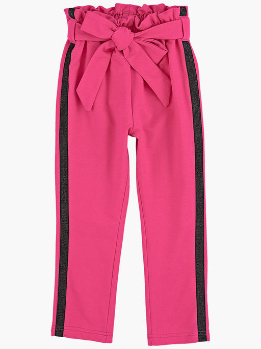 Брюки для девочки с лампасом UD 6946 малина - Mini maxi фото 3