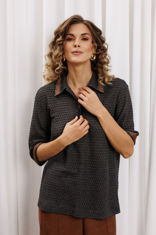 Костюм Gizart 5441 серый, коричневый