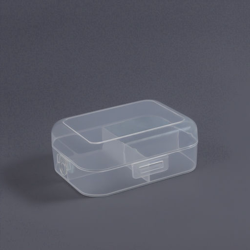 Цена за 2 шт. Органайзер для хранения мелочей, 4 секции, 12×9×4.5 см, прозрачный