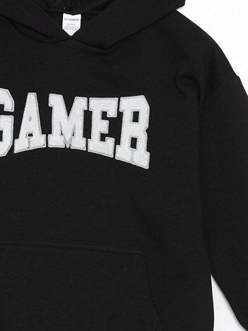 Kap??onlu Erkek Bebek Sweatshirt