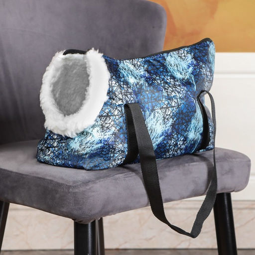 Сумка - переноска для животных, зимняя, оксфорд, 40 х 19 х 26 см, микс цветов - Пижон фото 6