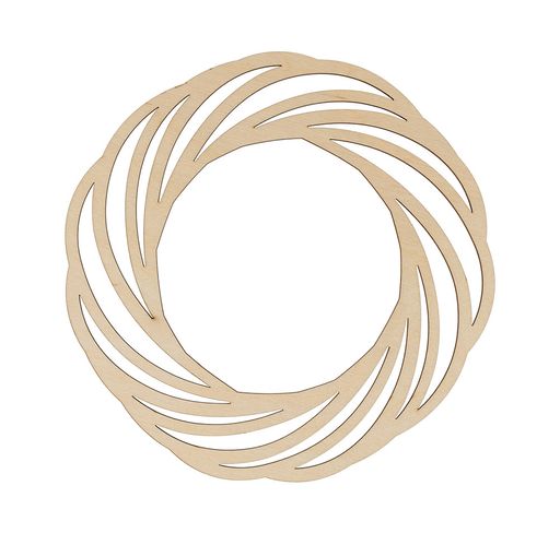 Заготовка для декорирования Mr. Carving ВД-855 Основа Венок фанера d 22 см х 0.4 см