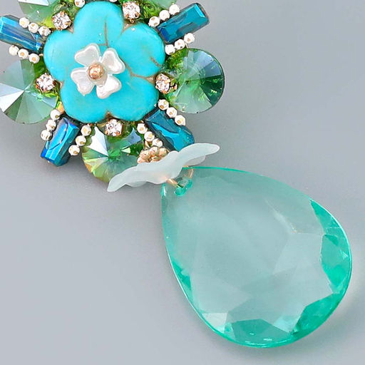 Серьги длинные на гвоздиках арт. 13 1008 (id 265532) - Rada фото 2